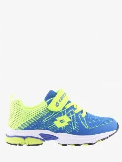 Lotto Kids RC80 BUNGEE-VELCRO BLUE/LIME