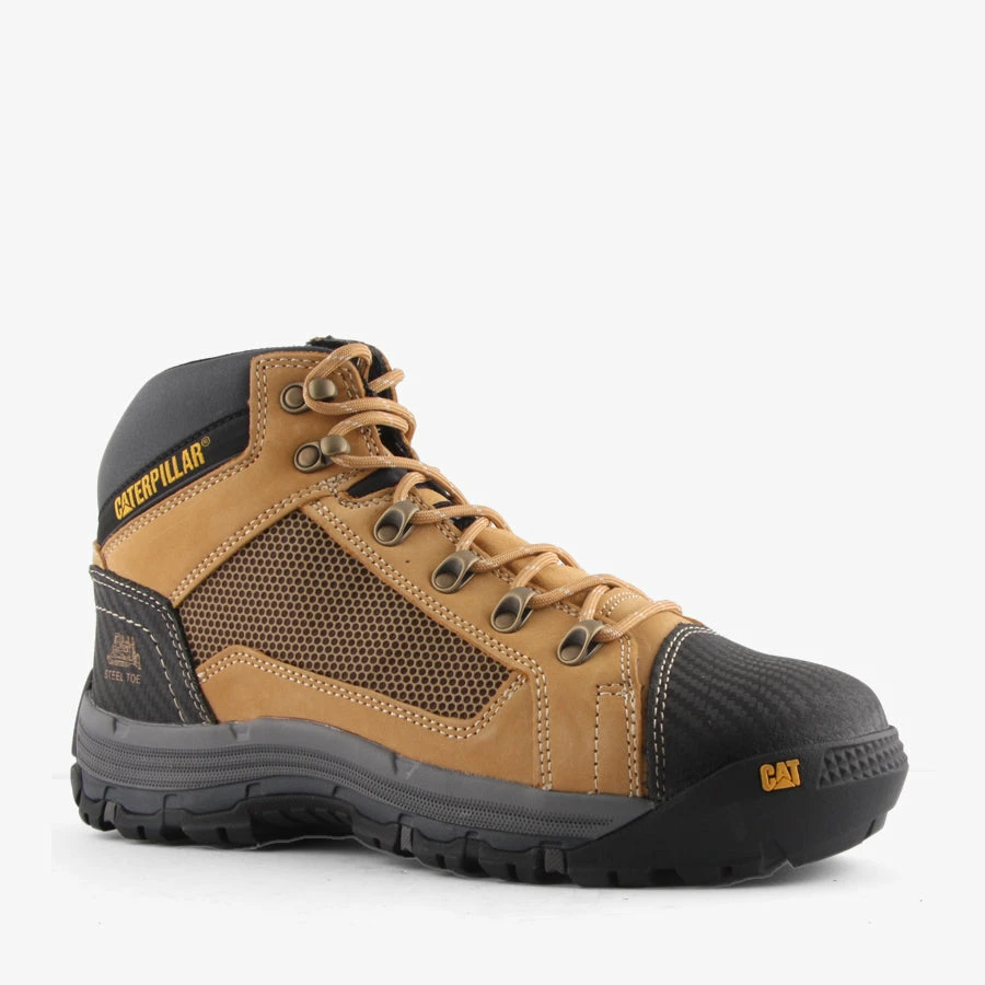 Caterpillar Men RM101 CONVEX-MID SIDE ZIP HONEY 1 Caterpillar Men RM101 CONVEX-MID SIDE ZIP HONEY