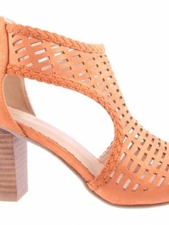 No Shoes Women S1498 RECTANGLE TAN