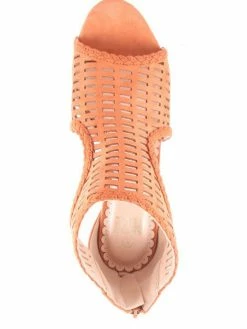 No Shoes Women S1498 RECTANGLE TAN
