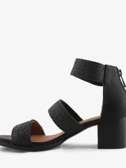 Step On Air Women S1662 FITTING BLACK RAFIA