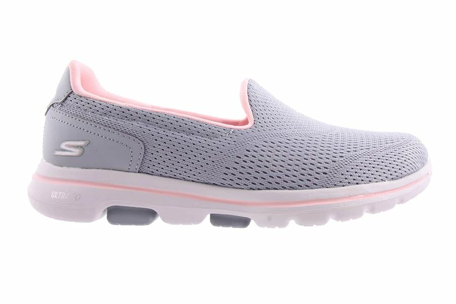 Skechers S369 GO WALK 5 GREY/LIGHT PINK Women 2 Skechers S369 GO WALK 5 GREY/LIGHT PINK Women