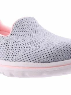 Skechers S369 GO WALK 5 GREY/LIGHT PINK Women