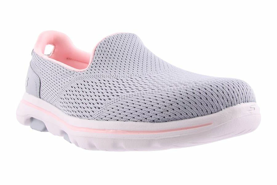 Skechers S369 GO WALK 5 GREY/LIGHT PINK Women 1 Skechers S369 GO WALK 5 GREY/LIGHT PINK Women