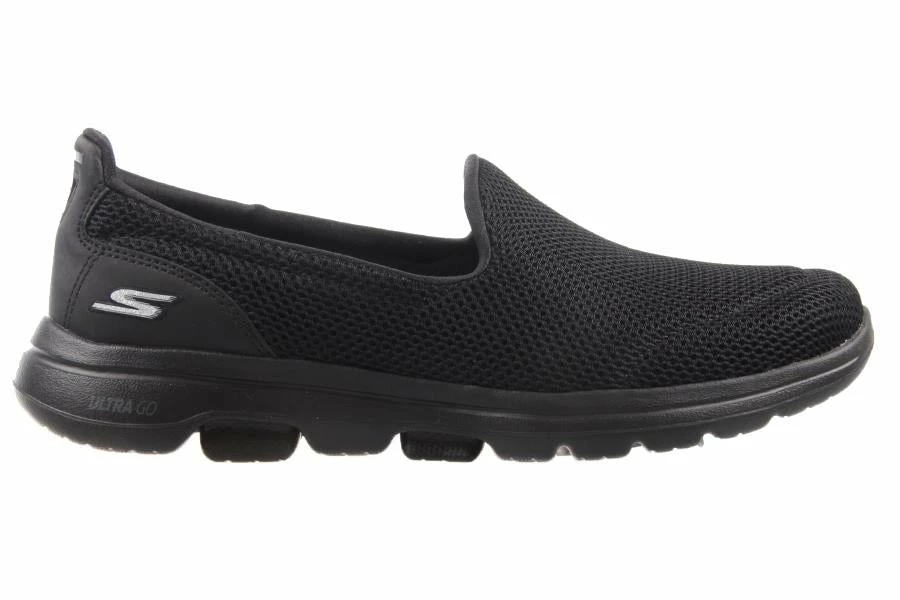 Skechers Women S370 GO WALK 5 BLACK/BLACK 2 Skechers Women S370 GO WALK 5 BLACK/BLACK