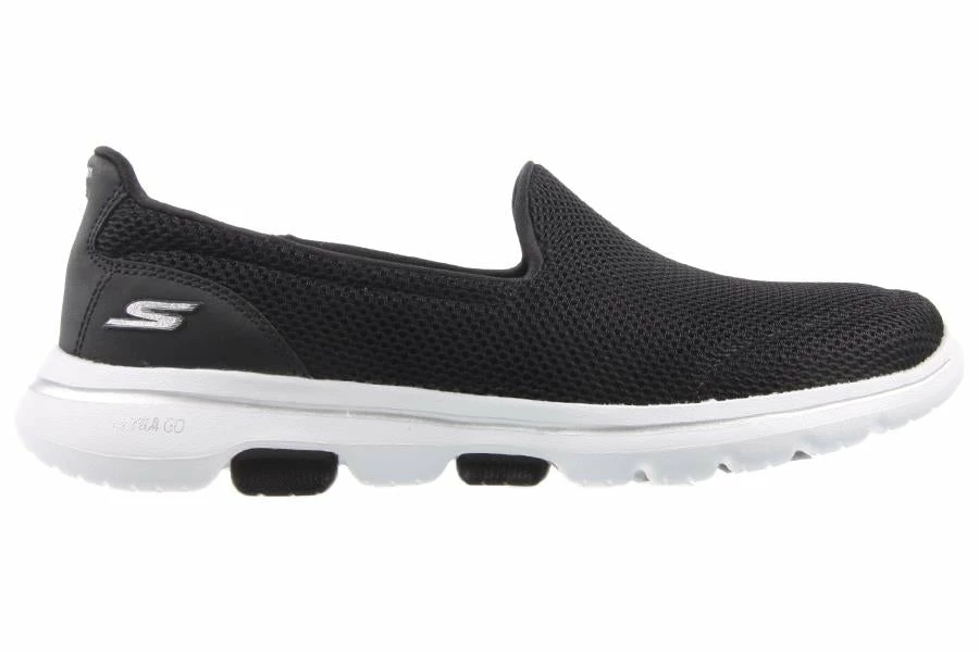 Skechers Women S371 GO WALK 5 BLACK/WHITE 2 Skechers Women S371 GO WALK 5 BLACK/WHITE