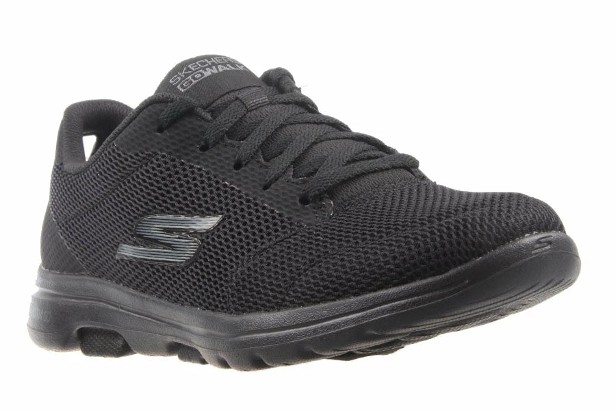 Skechers S375 GO WALK 5-LUCKY BLACK/BLACK LA Women 1 Skechers S375 GO WALK 5-LUCKY BLACK/BLACK LA Women