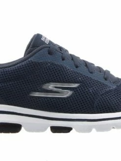 Skechers Women S376 GO WALK 5-LUCKY NAVY/WHITE LAC
