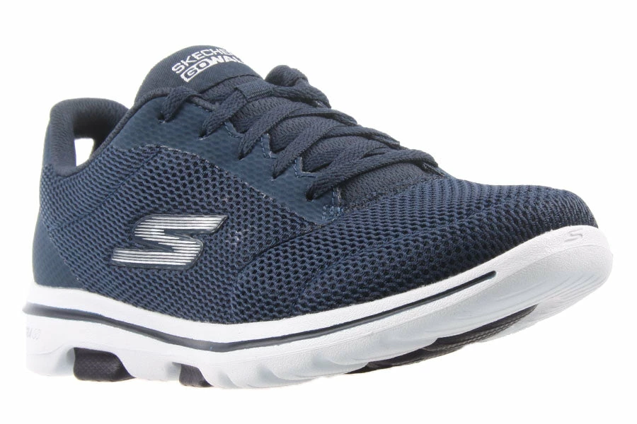 Skechers Women S376 GO WALK 5-LUCKY NAVY/WHITE LAC 1 Skechers Women S376 GO WALK 5-LUCKY NAVY/WHITE LAC