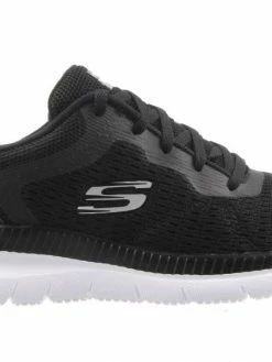 Skechers Women S384 BOUNTIFUL-QUICKPATH BLACK/WHT