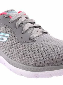 Skechers Women S426 BOUNTIFUL GREY/CORAL