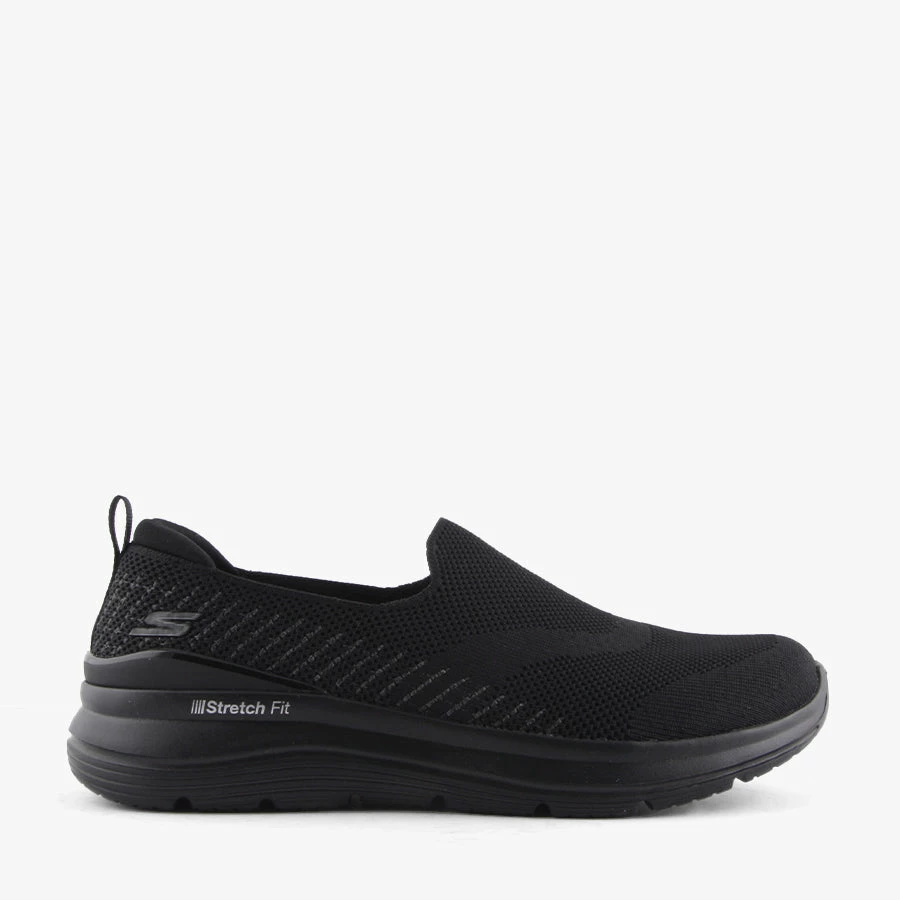 Skechers Women S480 STRETCH FIT-SPECIAL DAY BLK/BL 2 Skechers Women S480 STRETCH FIT-SPECIAL DAY BLK/BL