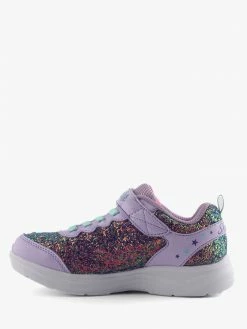 Skechers Kids SC1 GK-GLITTER N GLOW LAVENDER/AQU