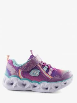 Skechers Kids SC28 HL-RAINBOW LUX INF PURPLE MULT
