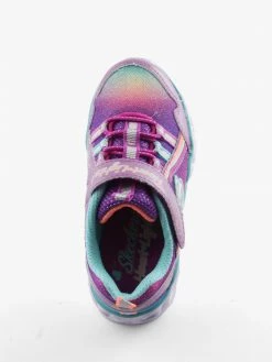 Skechers Kids SC28 HL-RAINBOW LUX INF PURPLE MULT