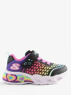 Skechers Kids SC4 SL-LOVELY COLORS INF BLACK MUL