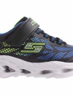 Skechers Kids SC458 VORTEX-FLASH BLACK/BLUE/LIME