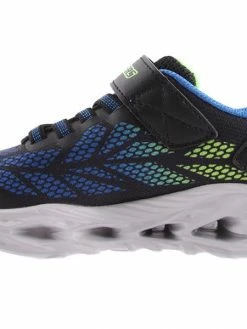 Skechers Kids SC458 VORTEX-FLASH BLACK/BLUE/LIME