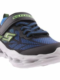 Skechers Kids SC458 VORTEX-FLASH BLACK/BLUE/LIME