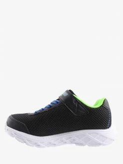 Skechers SC473 DYNAMIC-FLASH BLACK/BLUE/LIME Kids