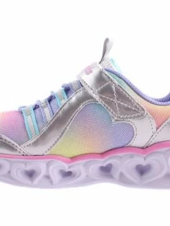 Skechers SC483 HL-RAINBOW LUX SILVER MULTI Kids