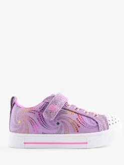 Skechers SC491 TWINKLE SPARKS LAVENDER MULTI