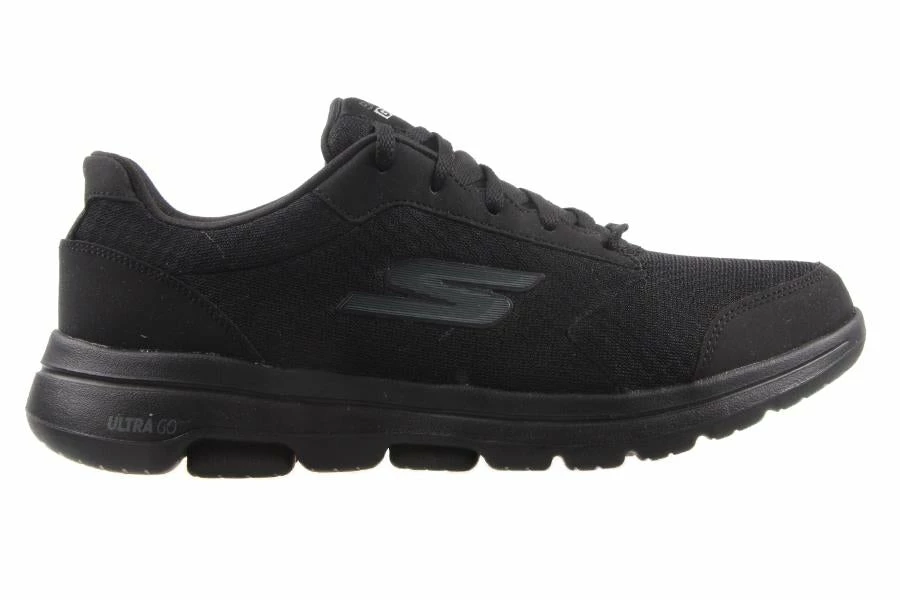 Skechers Men SM302 GO WALK 5-QUALIFY BLACK/BLACK 2 Skechers Men SM302 GO WALK 5-QUALIFY BLACK/BLACK