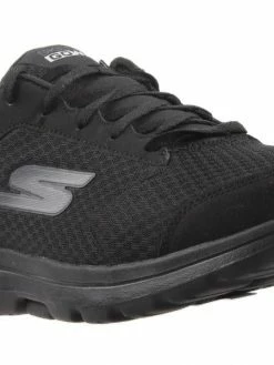 Skechers Men SM302 GO WALK 5-QUALIFY BLACK/BLACK