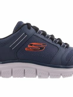 Skechers Men SM325 TRACK-KNOCKHILL NAVY/ORANGE