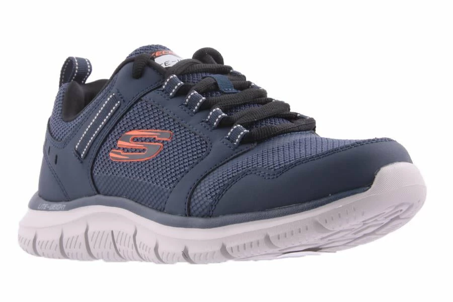 Skechers Men SM325 TRACK-KNOCKHILL NAVY/ORANGE 1 Skechers Men SM325 TRACK-KNOCKHILL NAVY/ORANGE