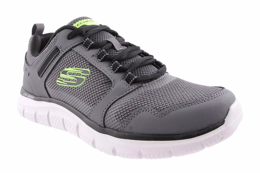 Skechers SM326 TRACK-KNOCKHILL CHARCOAL/BLK 1 Skechers SM326 TRACK-KNOCKHILL CHARCOAL/BLK