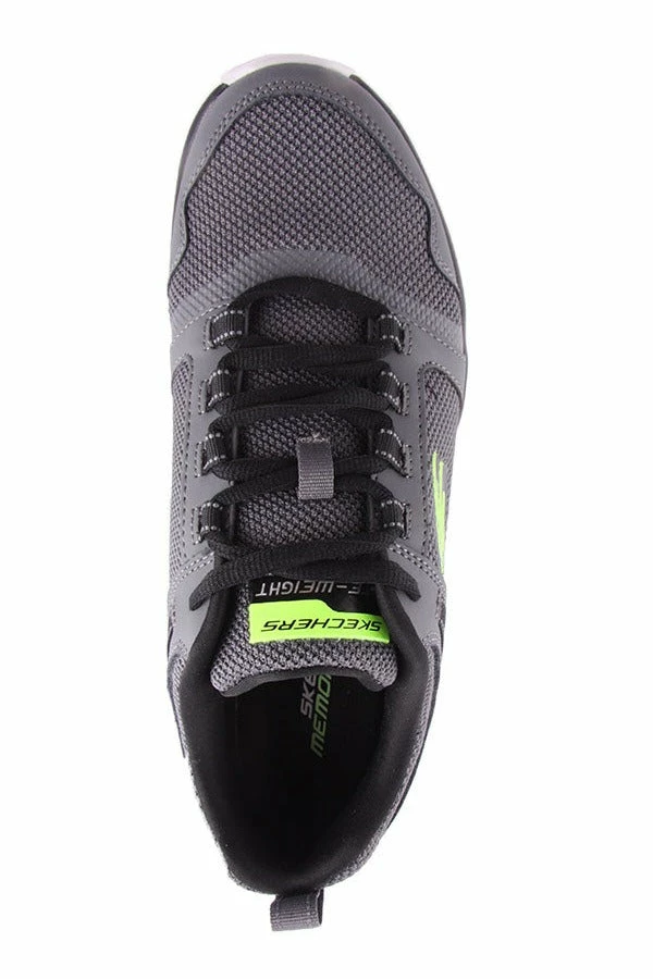 Skechers SM326 TRACK-KNOCKHILL CHARCOAL/BLK 4 Skechers SM326 TRACK-KNOCKHILL CHARCOAL/BLK