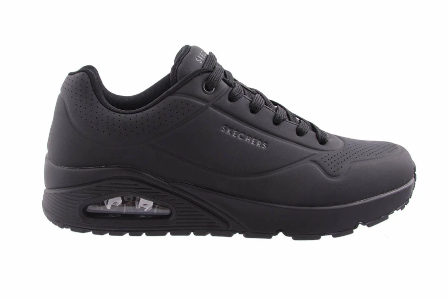 Skechers Men SM338 UNO-STAND ON AIR BLACK 1 Skechers Men SM338 UNO-STAND ON AIR BLACK
