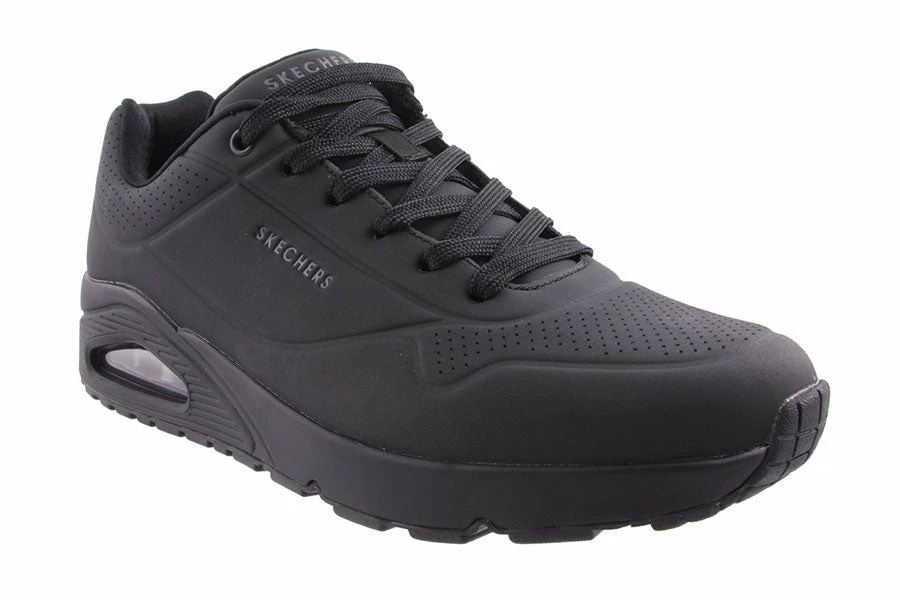 Skechers Men SM338 UNO-STAND ON AIR BLACK 3 Skechers Men SM338 UNO-STAND ON AIR BLACK