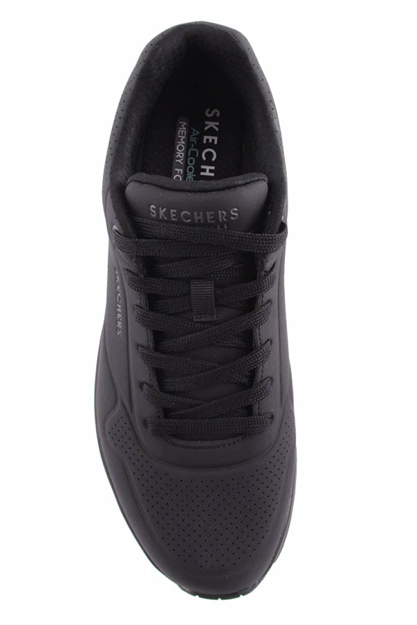 Skechers Men SM338 UNO-STAND ON AIR BLACK 5 Skechers Men SM338 UNO-STAND ON AIR BLACK