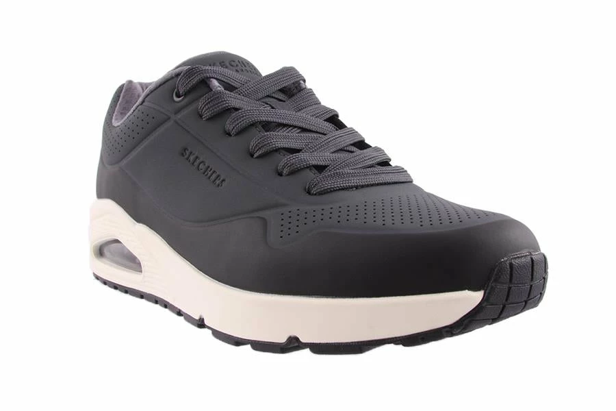 Skechers Men SM340 UNO-TIMELINE GREY/BLACK 1 Skechers Men SM340 UNO-TIMELINE GREY/BLACK