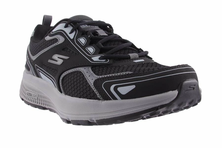 Skechers Men SM343 GO RUN-CONSISTANT BLACK/GREY 1 Skechers Men SM343 GO RUN-CONSISTANT BLACK/GREY
