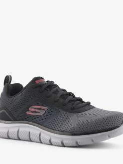 Skechers Men SM390 TRACK-RIPKENT BLACK/CHARCOAL
