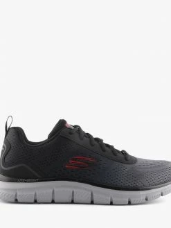 Skechers Men SM390 TRACK-RIPKENT BLACK/CHARCOAL