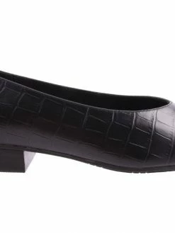 Hush Puppies Women T1005 SOLANA BLACK CROC