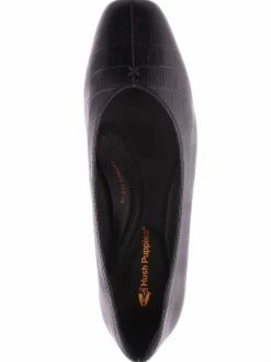 Hush Puppies Women T1005 SOLANA BLACK CROC